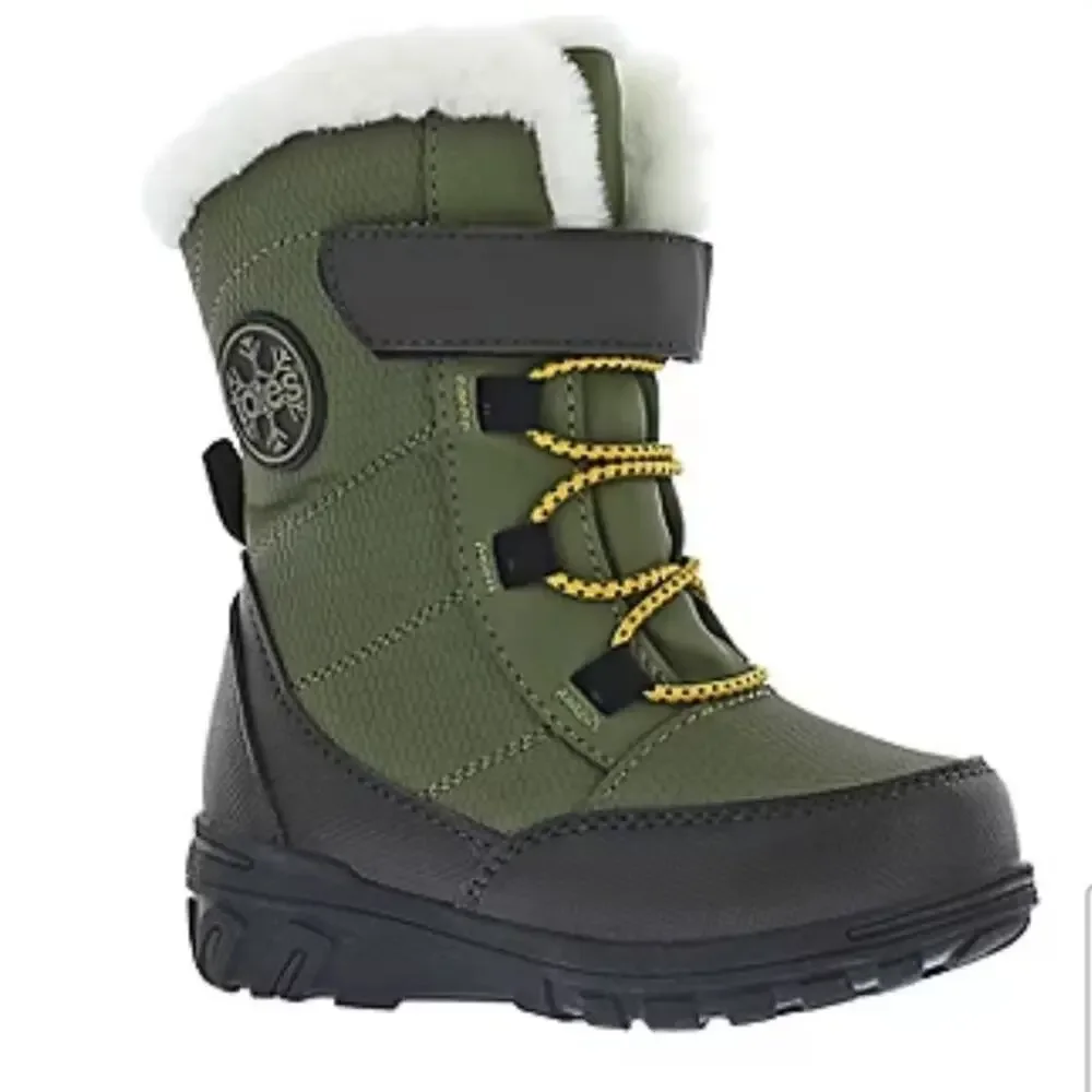 Totes Toddler Boy Lil Gordon Insulated Flat Heels Winter Boots Sz 6c